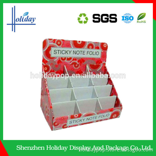 Convenient to transport Easy to assemble corrugated counter display box
